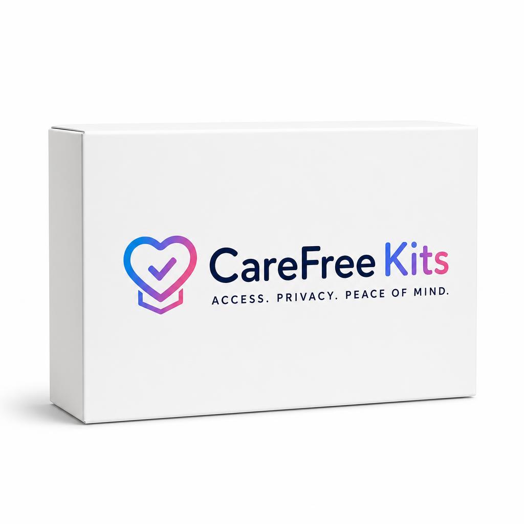 COVID-19 Rapid Test Kit — CareFree Kits branded box